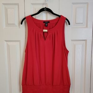 Alfani Women's Red Sleeveless Top